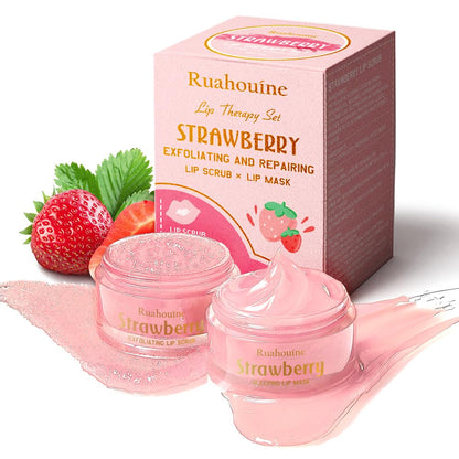 Benefits of strawberry lip scrub for dark lips