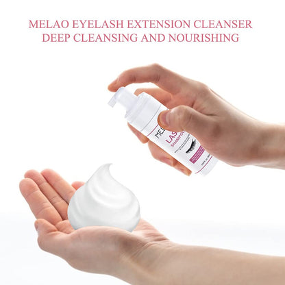 Paraben and sulfate free lash shampoo salon professional bottle packaging