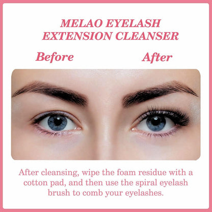Mererke Pretty eyelash extension shampoo kit for deep cleansing care