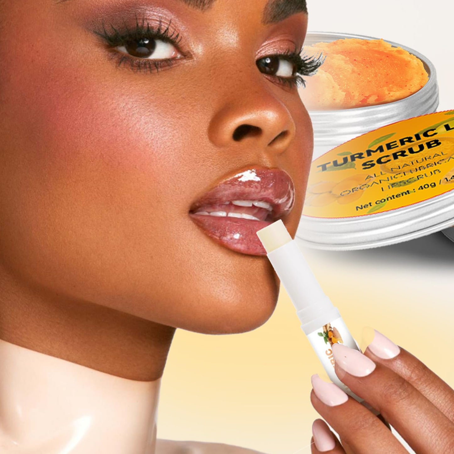 Results of using Haiolorpro turmeric lip treatment set