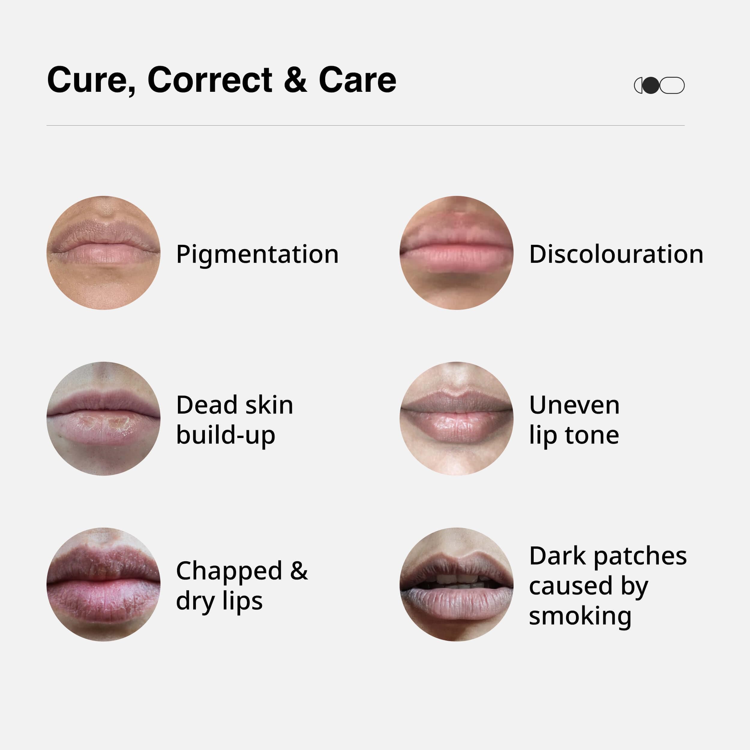 Side profile of Cureskin 7 gram lip scrub jar