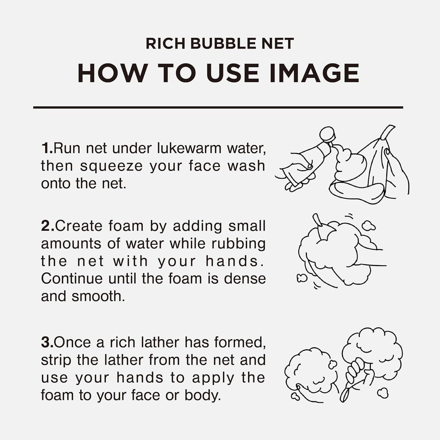 Hanging design of Todoku Japan bubble soap net