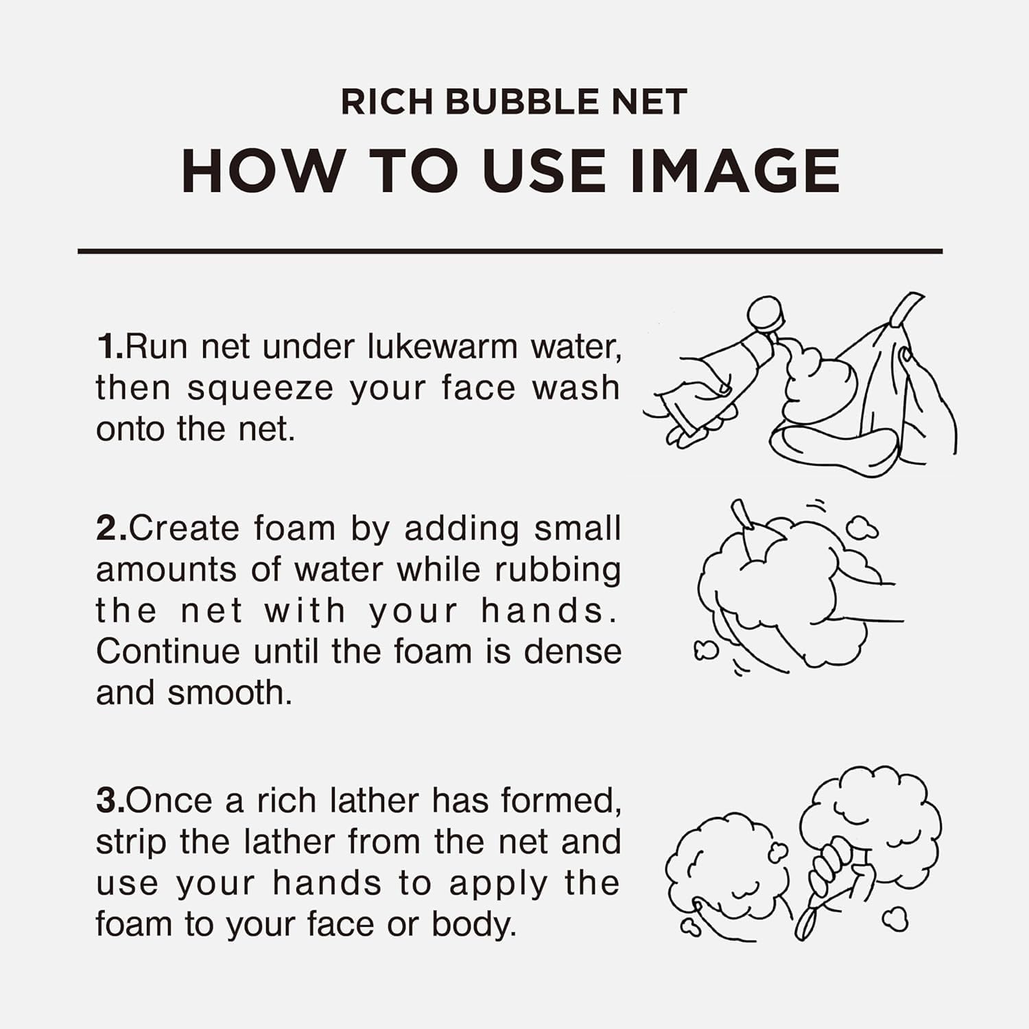Hanging design of Todoku Japan bubble soap net