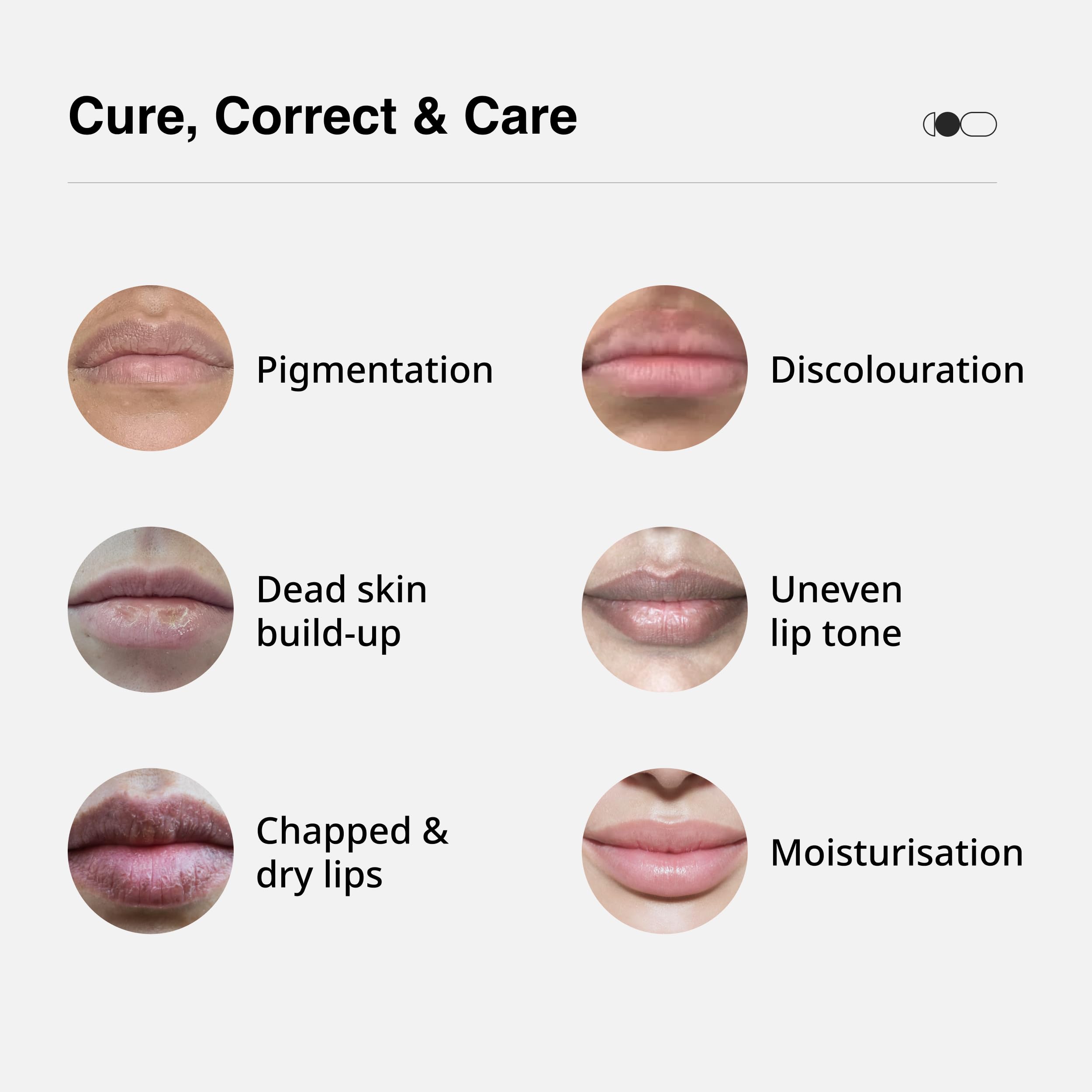 Cureskin tinted lip balm for hydration and protection