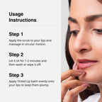 Cureskin lip care set ingredients display