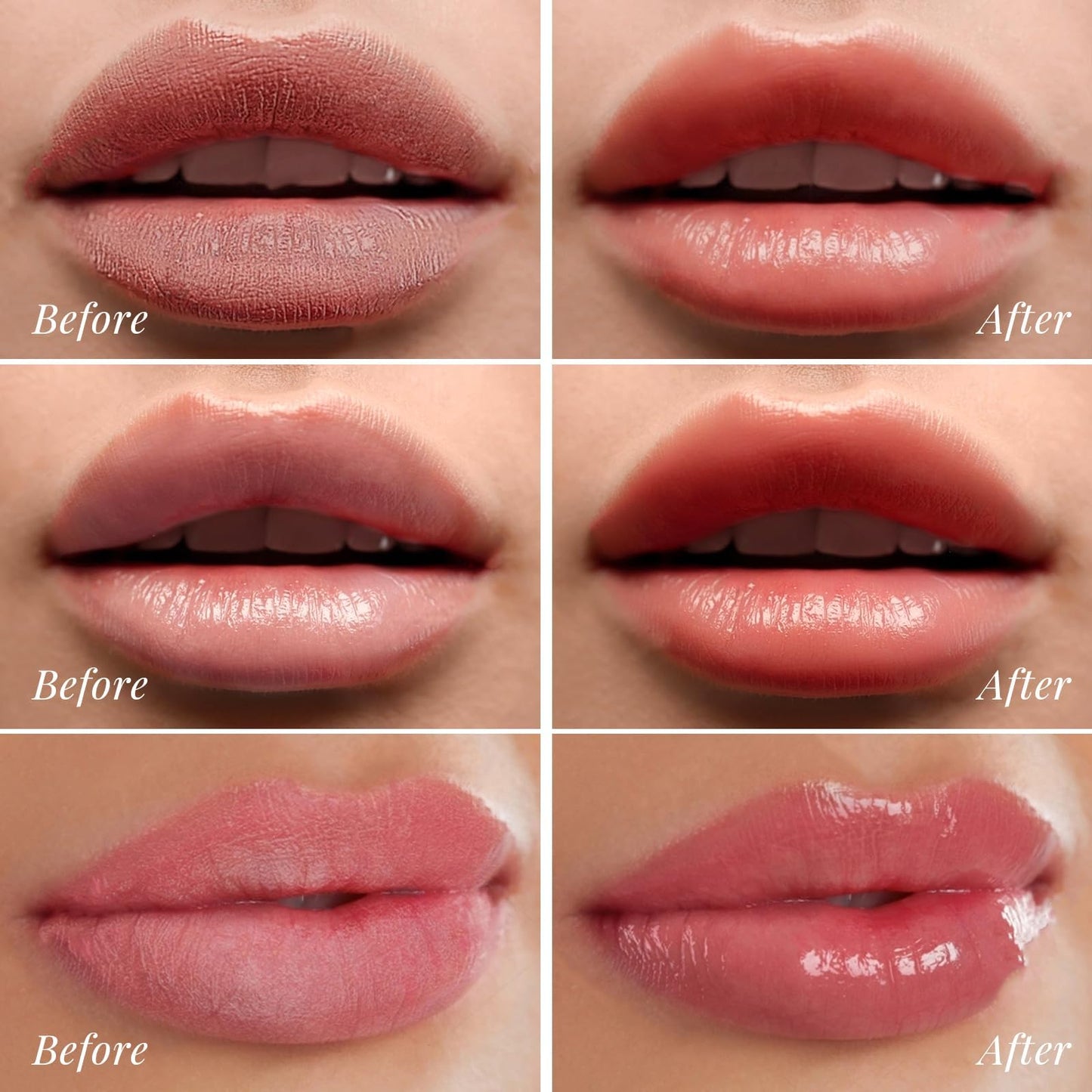 Detailed view of Anrcollect lip scrub and mask 4 piece set