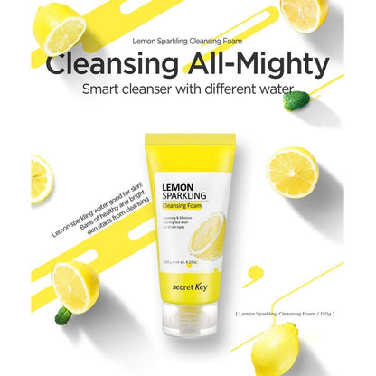 Rich micro-bubble lather texture of Secret Key brightening Korean face wash