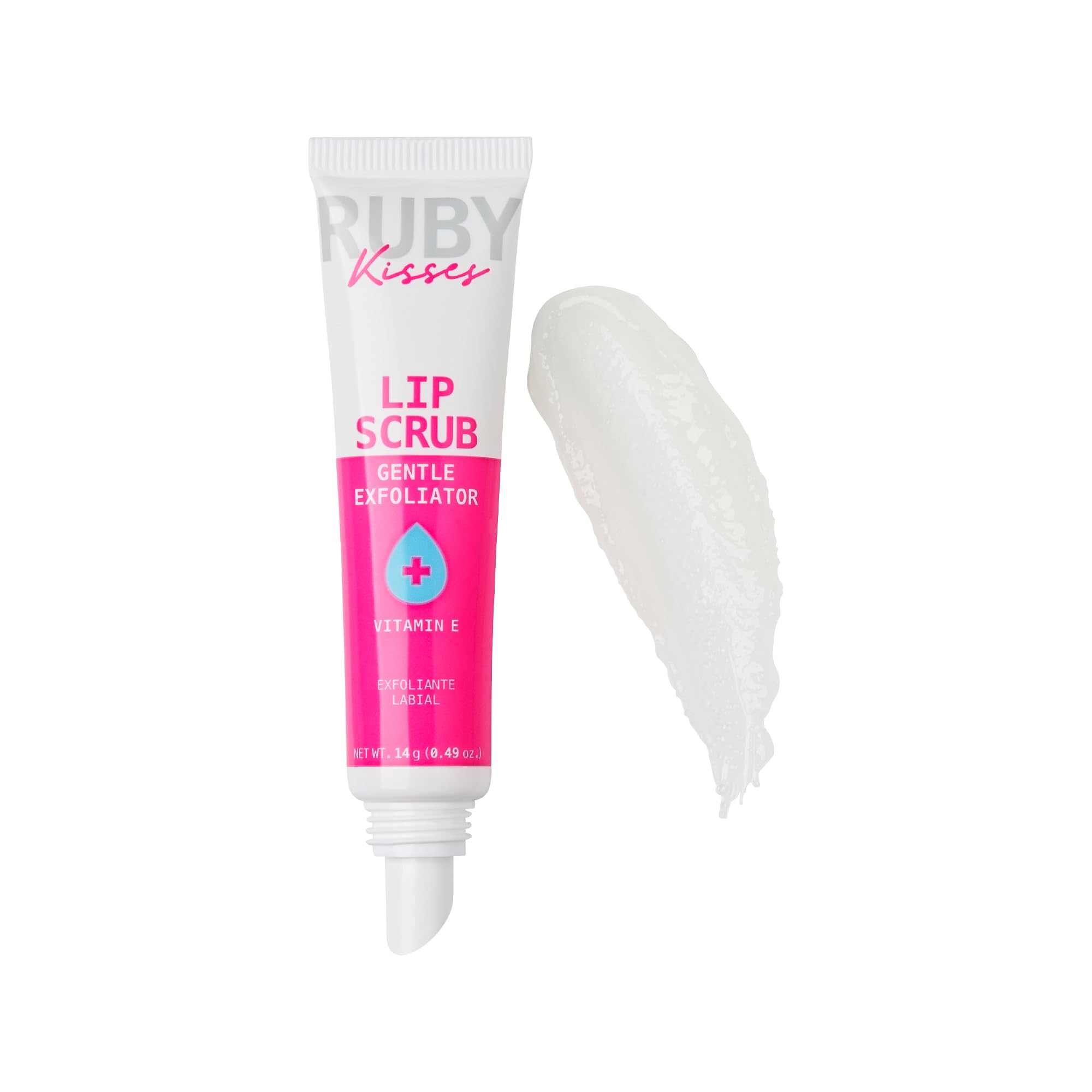Ruby Kisses lip scrub texture detail