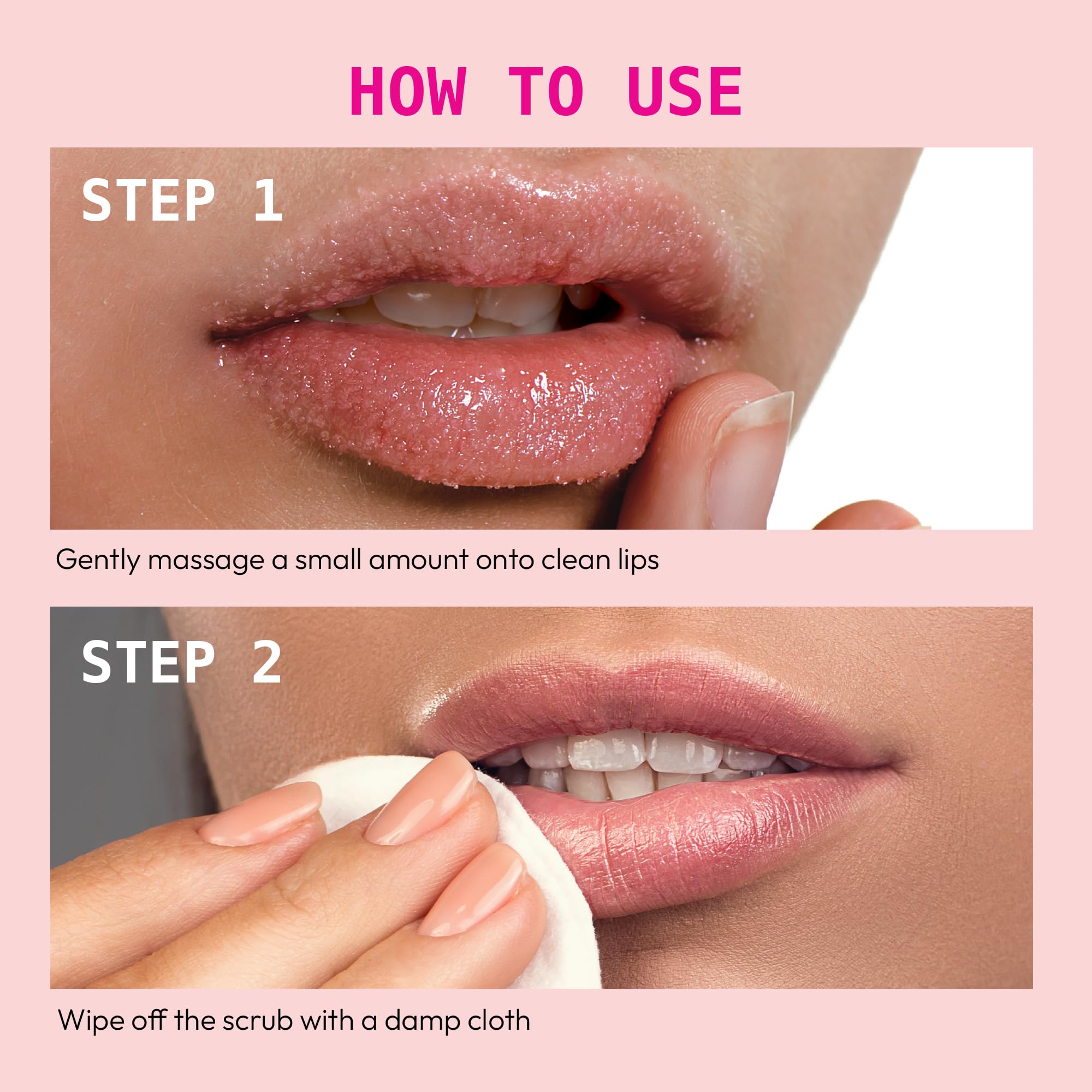 Close up of Ruby Kisses hydrating lip scrub