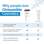 Dr Chrissie makeup remover gel bottle displayed upright