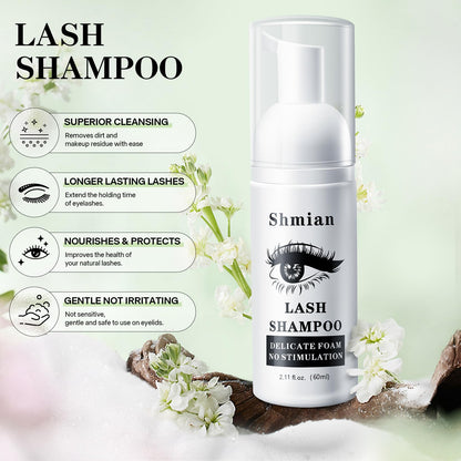 Handheld drying fan included in Shmian lash cleaning set