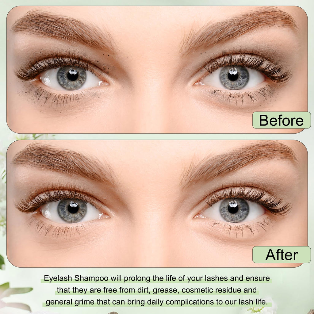 Mascara wand spoolie brushes included in the Shmian kit