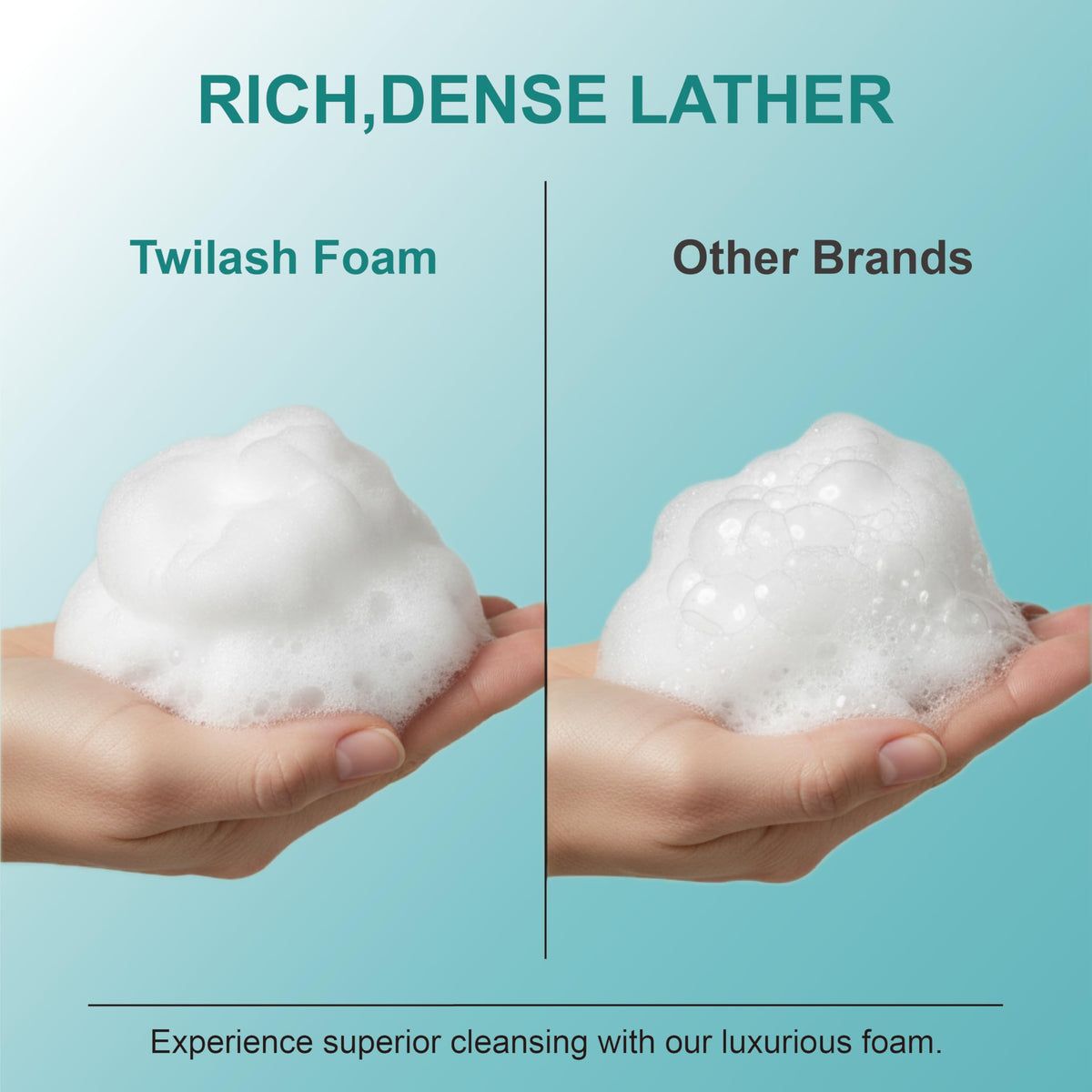 Twilash lash shampoo concentrate packaging and contents