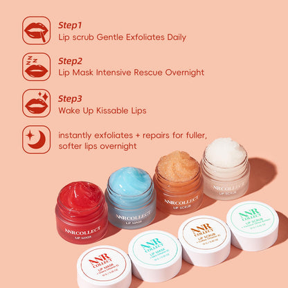 Anrcollect lip care kit for dry lips application