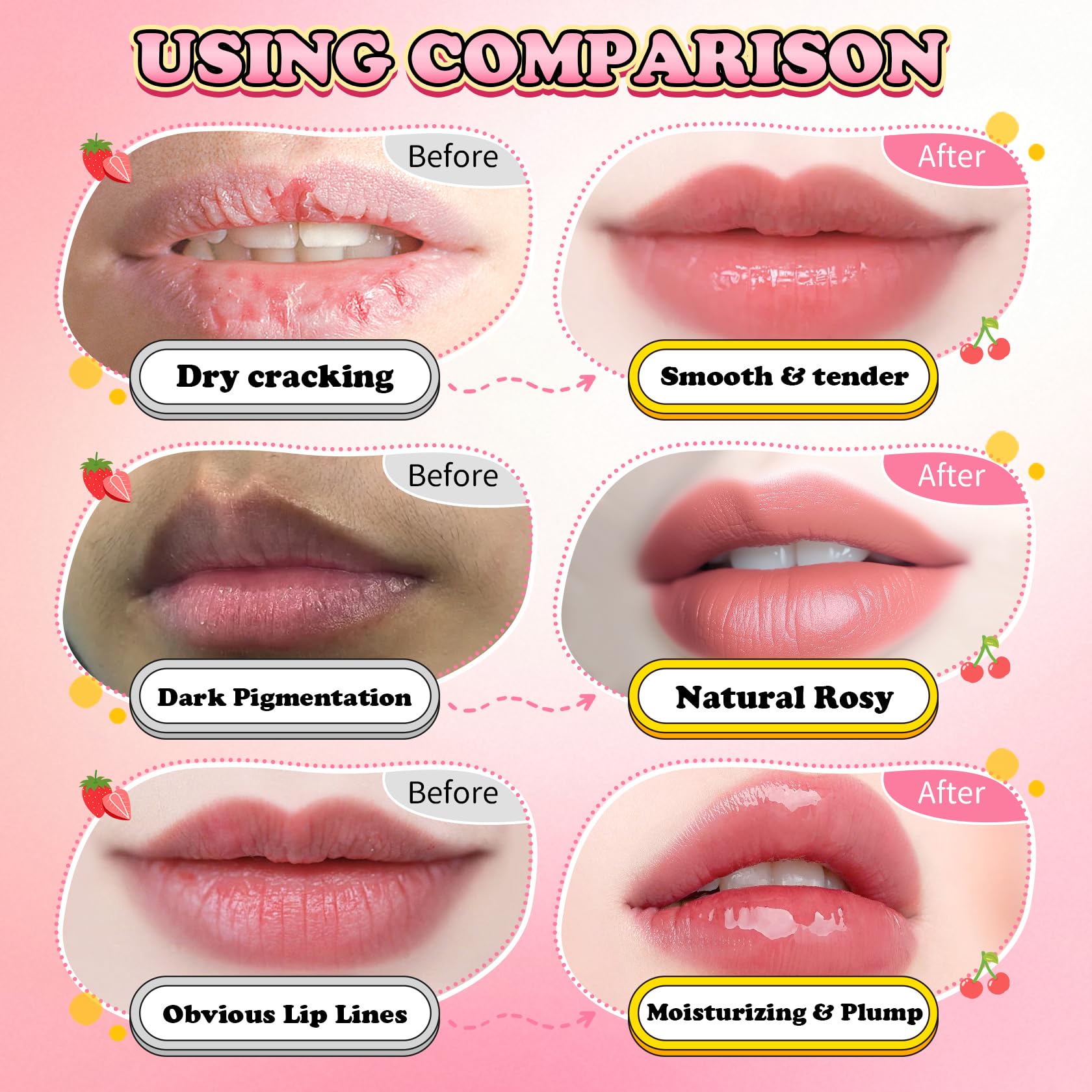 Deepmind lip scrub and mask textures with applicator
