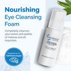 Dr Chrissie EyeCleanse foam dispenser pump and cap detail