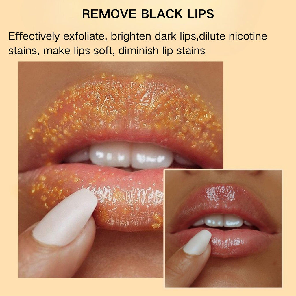 Yjlyqf turmeric lemon lip scrub lifestyle lip care shot