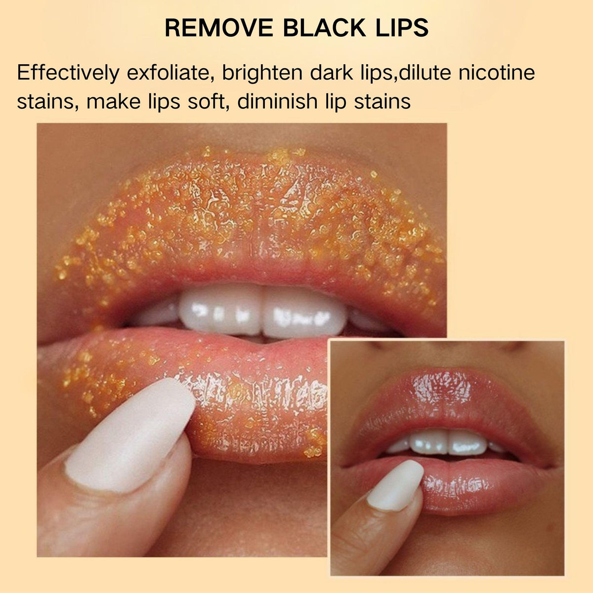 Yjlyqf turmeric lemon lip scrub lifestyle lip care shot
