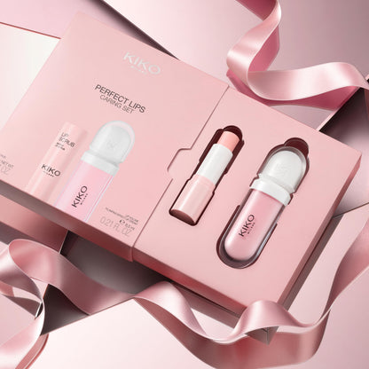 Two piece lip care kit for smooth lips