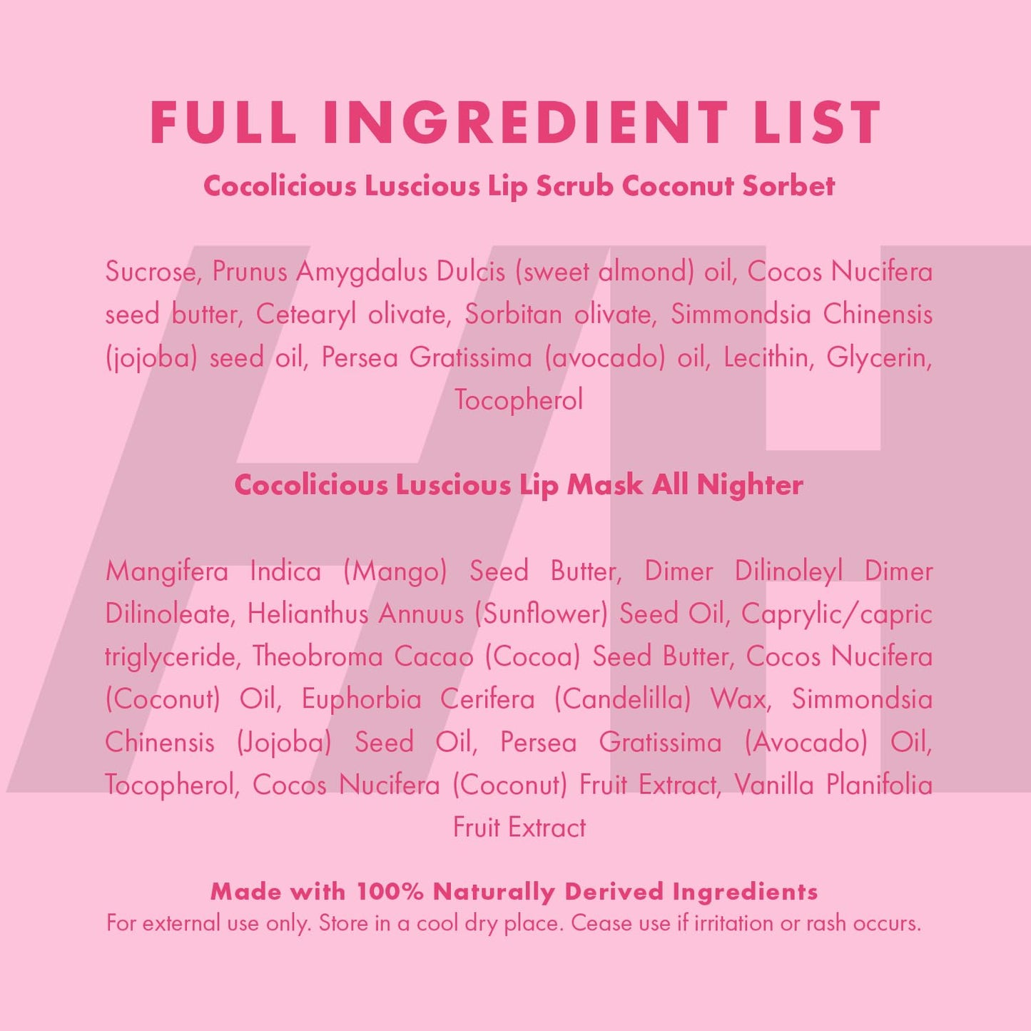 Lifestyle shot of lip scrub and mask set