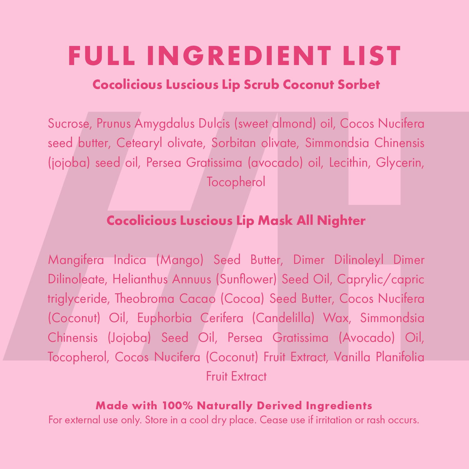Lifestyle shot of lip scrub and mask set