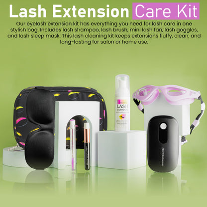 Portable mini lash fan for drying eyelash extensions