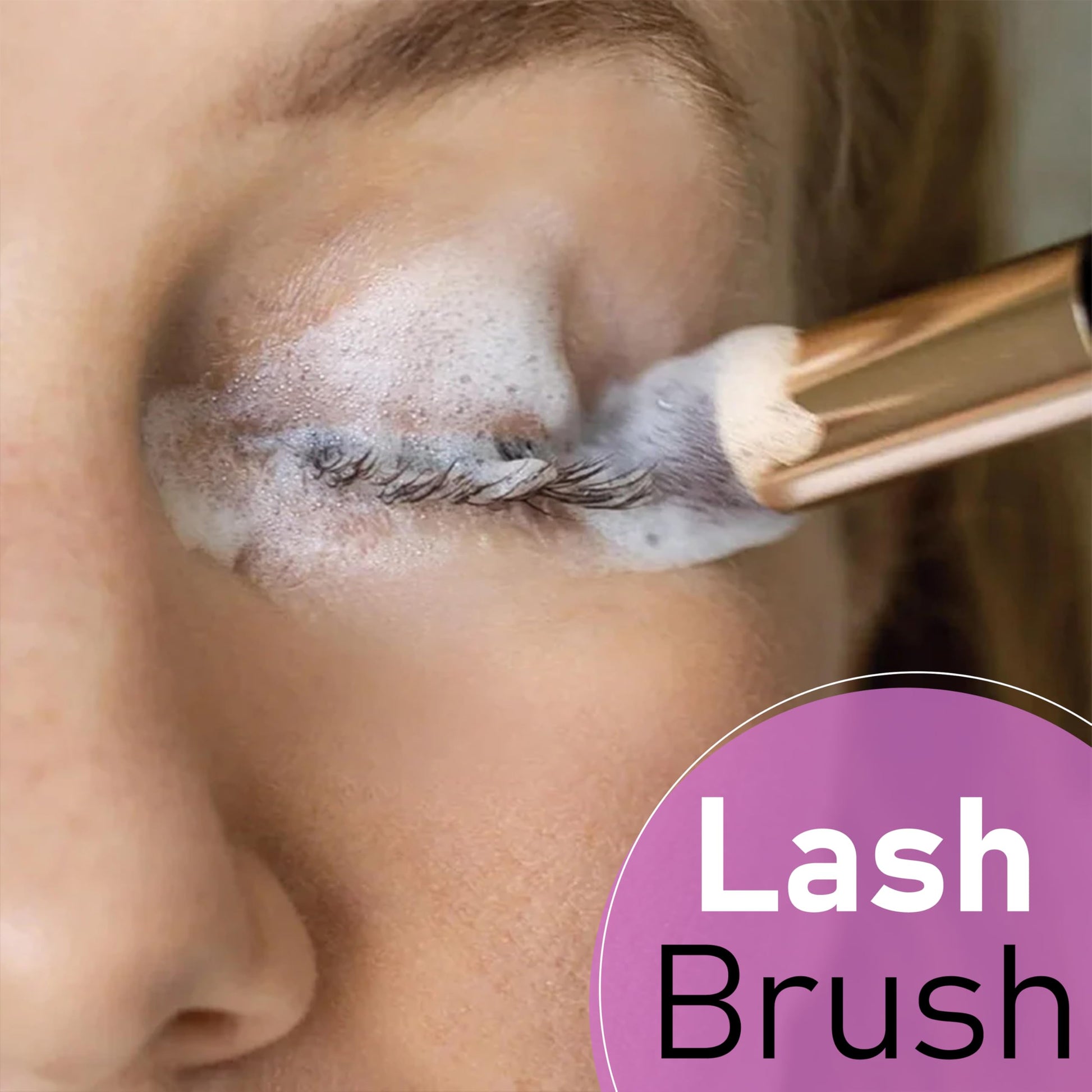 Comfortable lash-friendly sleep mask for eyelash protection
