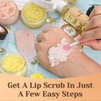 Juyrle 35 piece DIY beauty kit contents laid out
