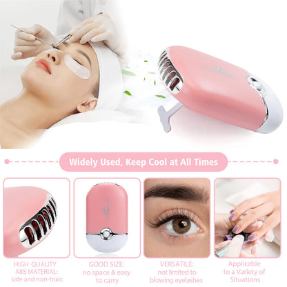 Close up view of the ultra soft bristles on the lash extension cleaning brush tool