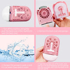 Close up of lash mousse foam texture and dispensing pump
