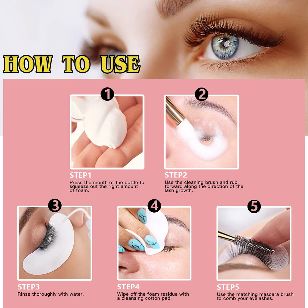 Lifestyle view of portable lash cleaning and drying kit accessories