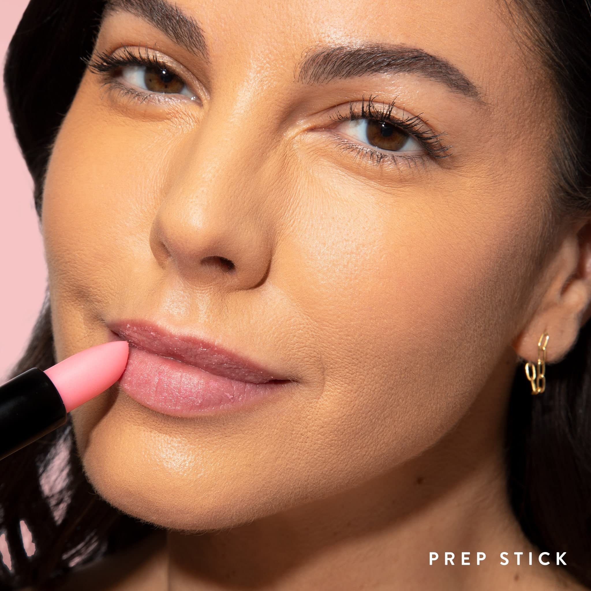 The hydrating tinted lip oil end of the Laura Geller duo stick