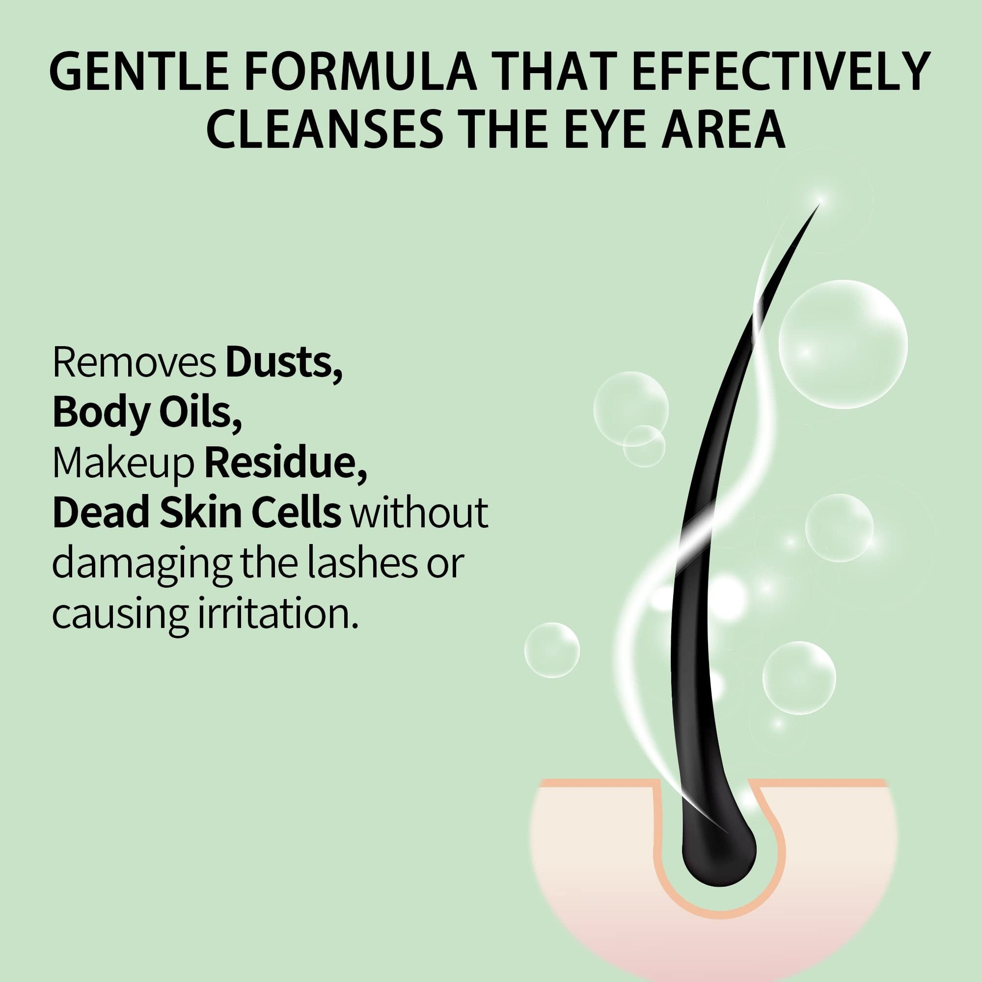 Twilash by DLY eyelid foaming cleanser kit components separated on a clean surface