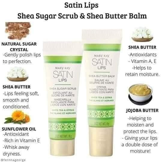 Mary Kay Shea Sugar Scrub and Balm duo set