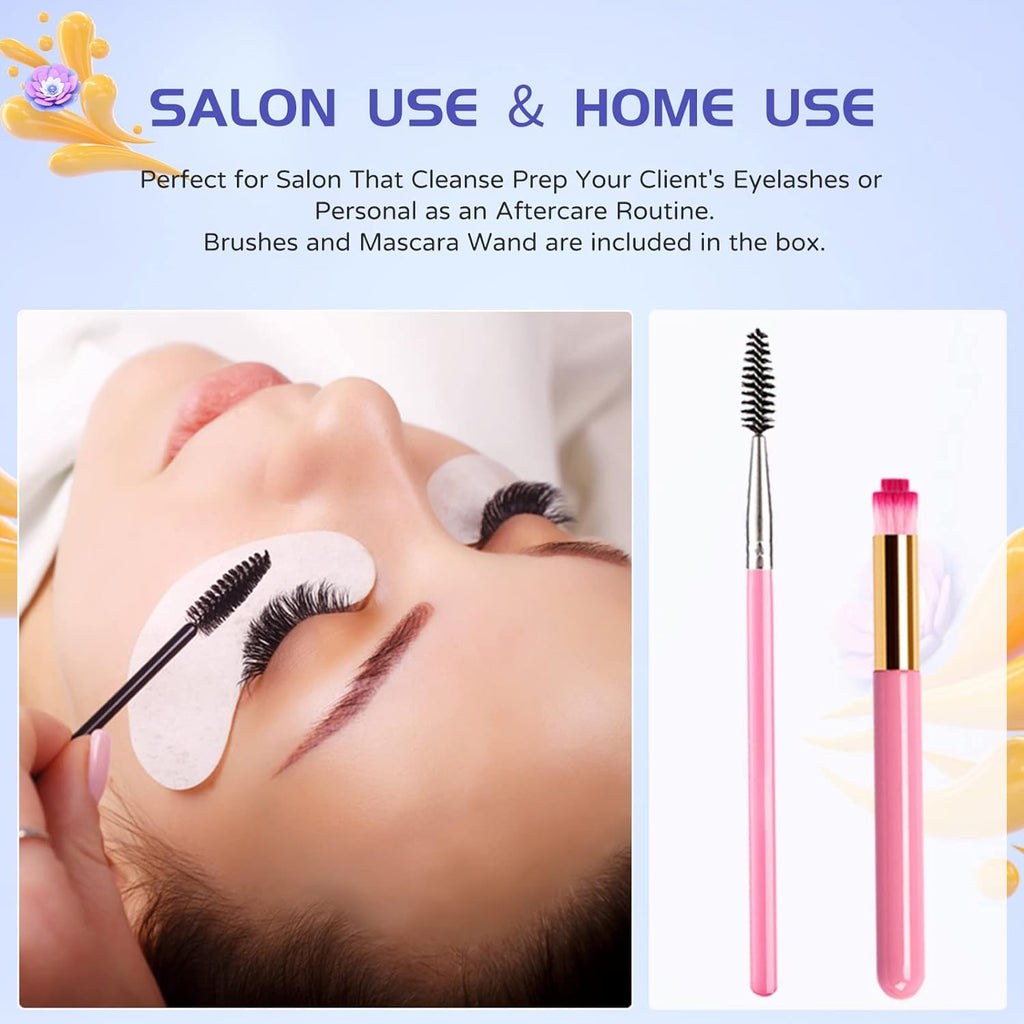 Vemofoper mascara wand and spoolie brush for lash grooming