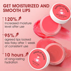 Voeruy overnight sleeping lip mask jar texture view