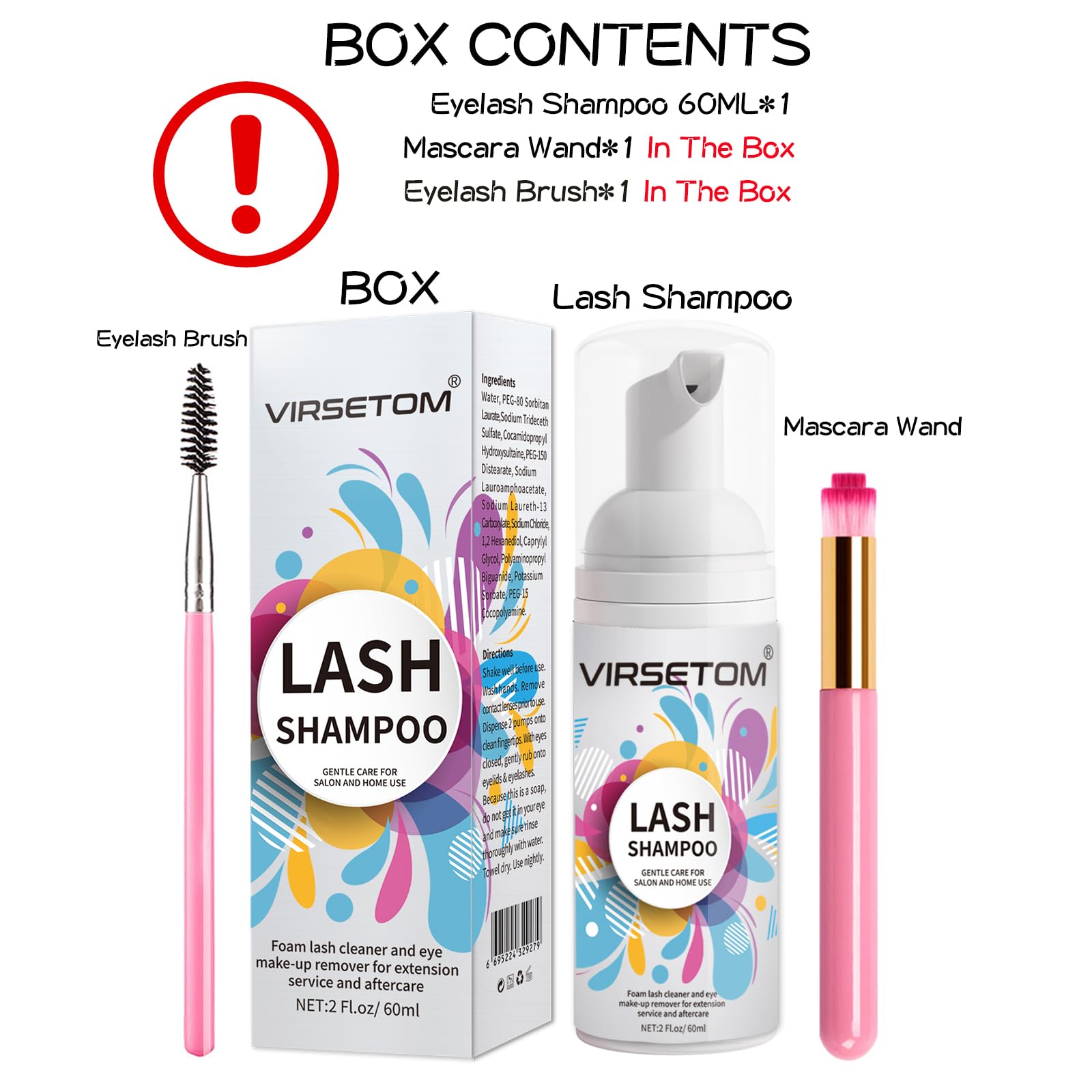 Vemofoper beauty imported skincare product setup for thorough under eye area cleansing