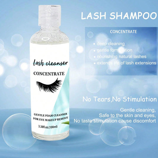 Arison Lashes lash cleanser bottle detail