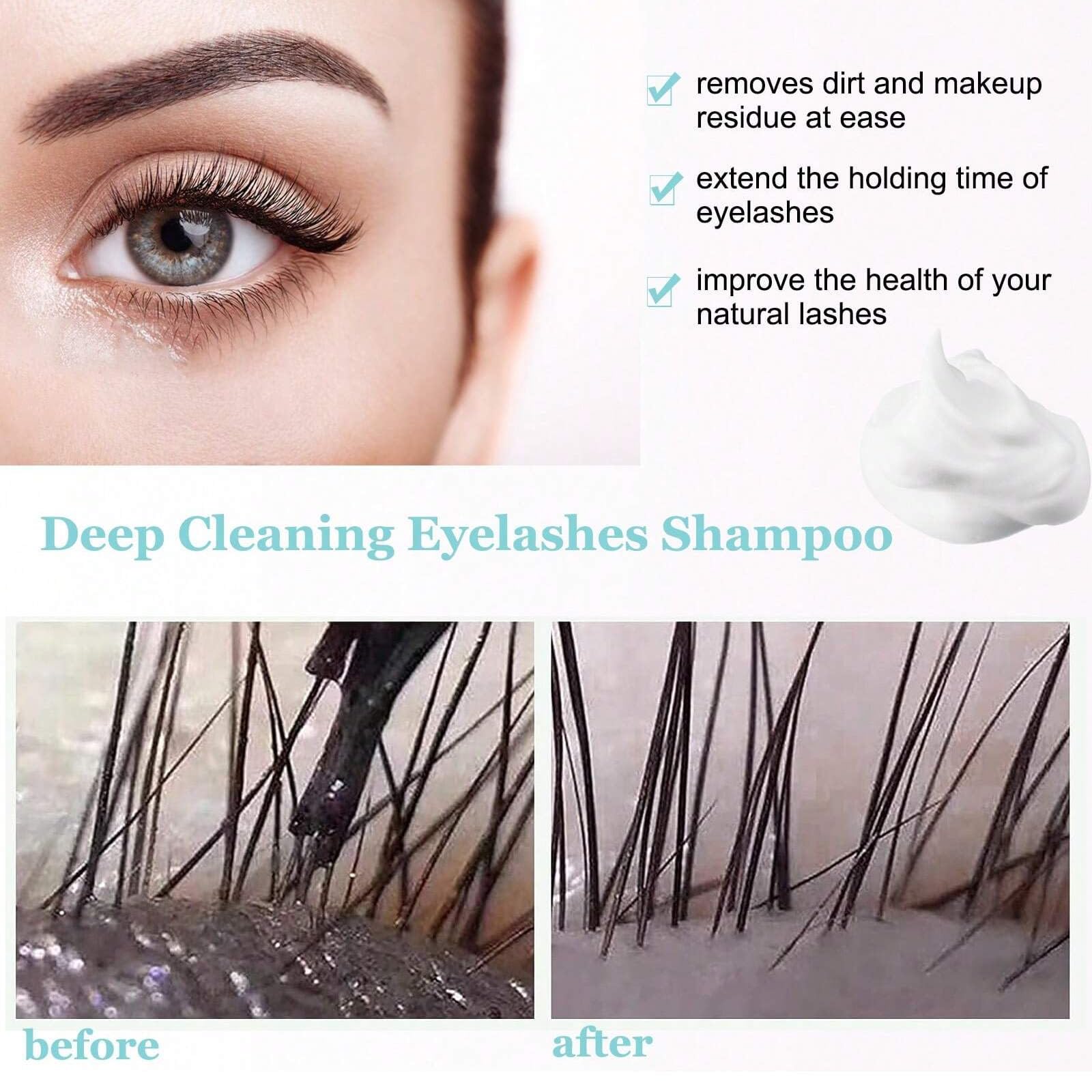 Arison Lashes shampoo concentrate ingredients label