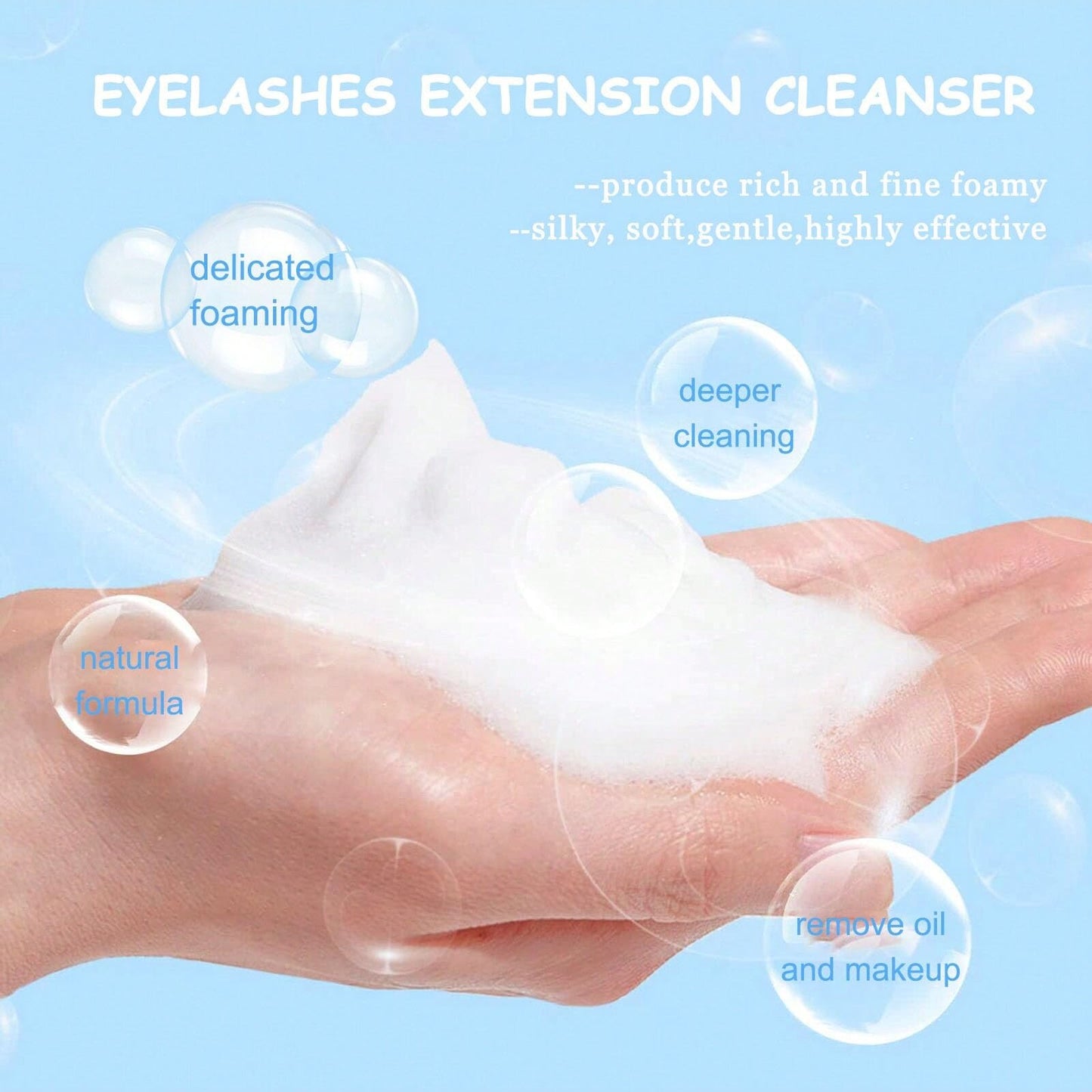 Home and salon eyelash extension maintenance kit