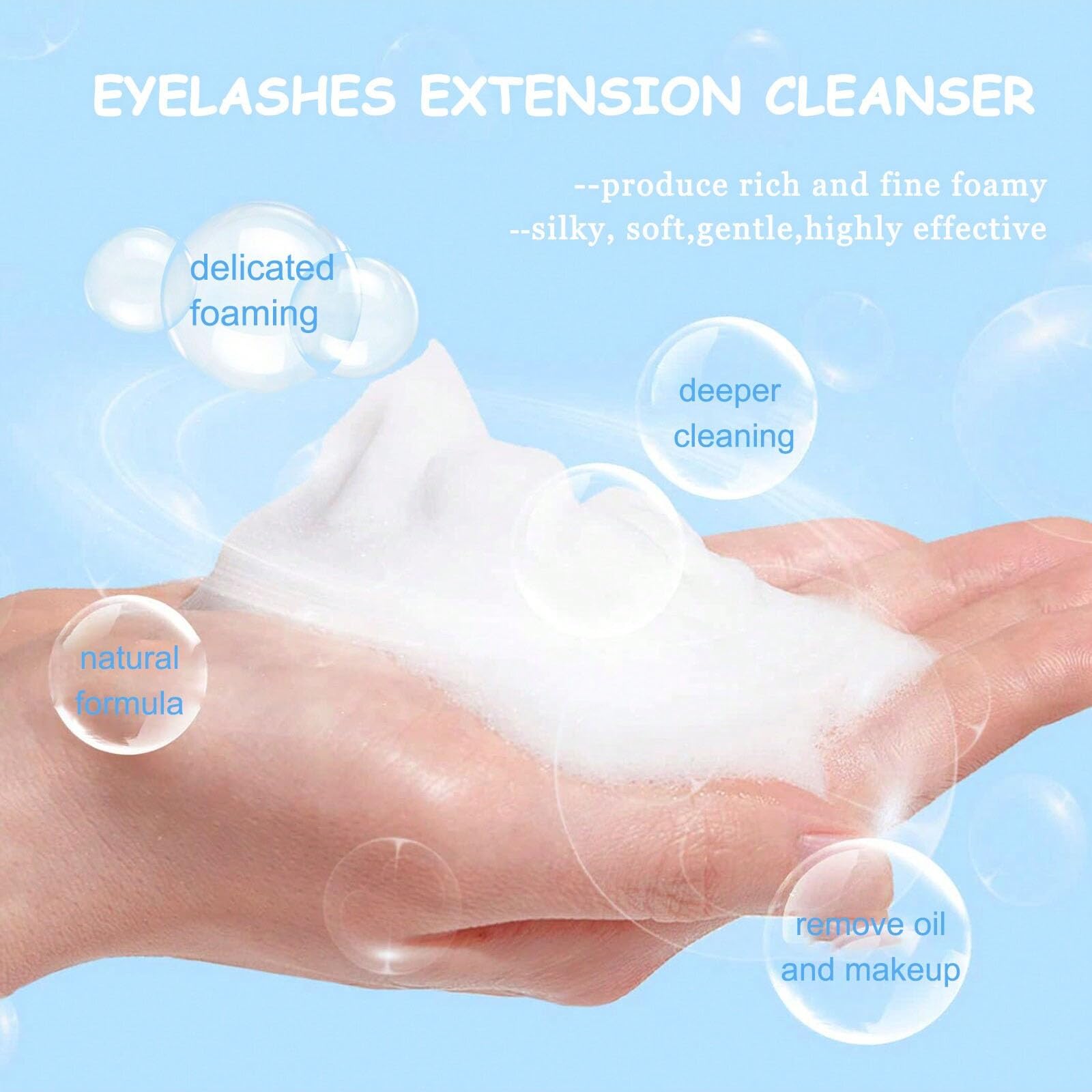 Home and salon eyelash extension maintenance kit