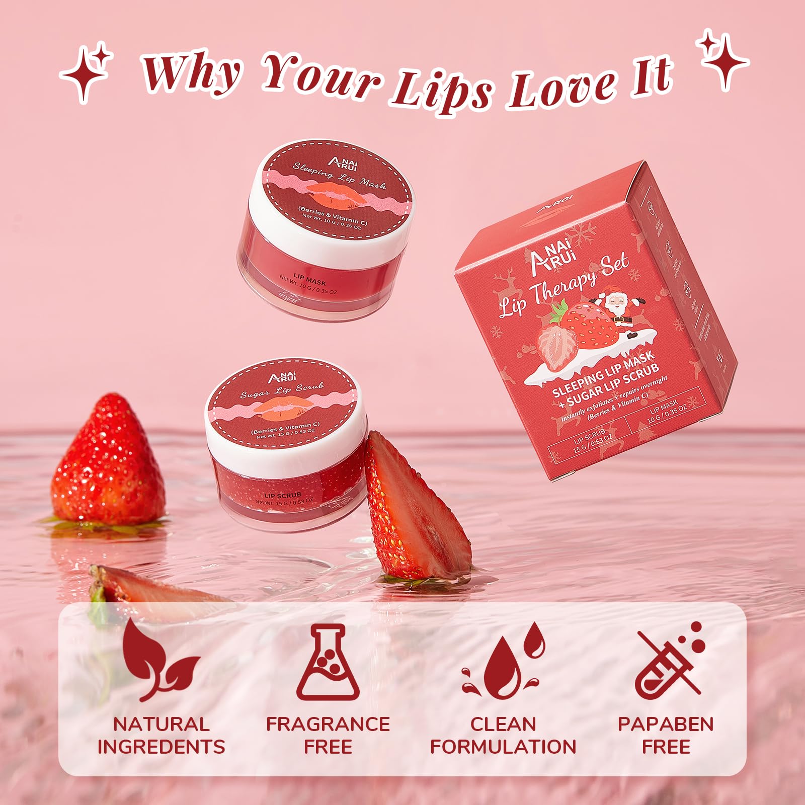 Anai Rui lip therapy set for chapped lips