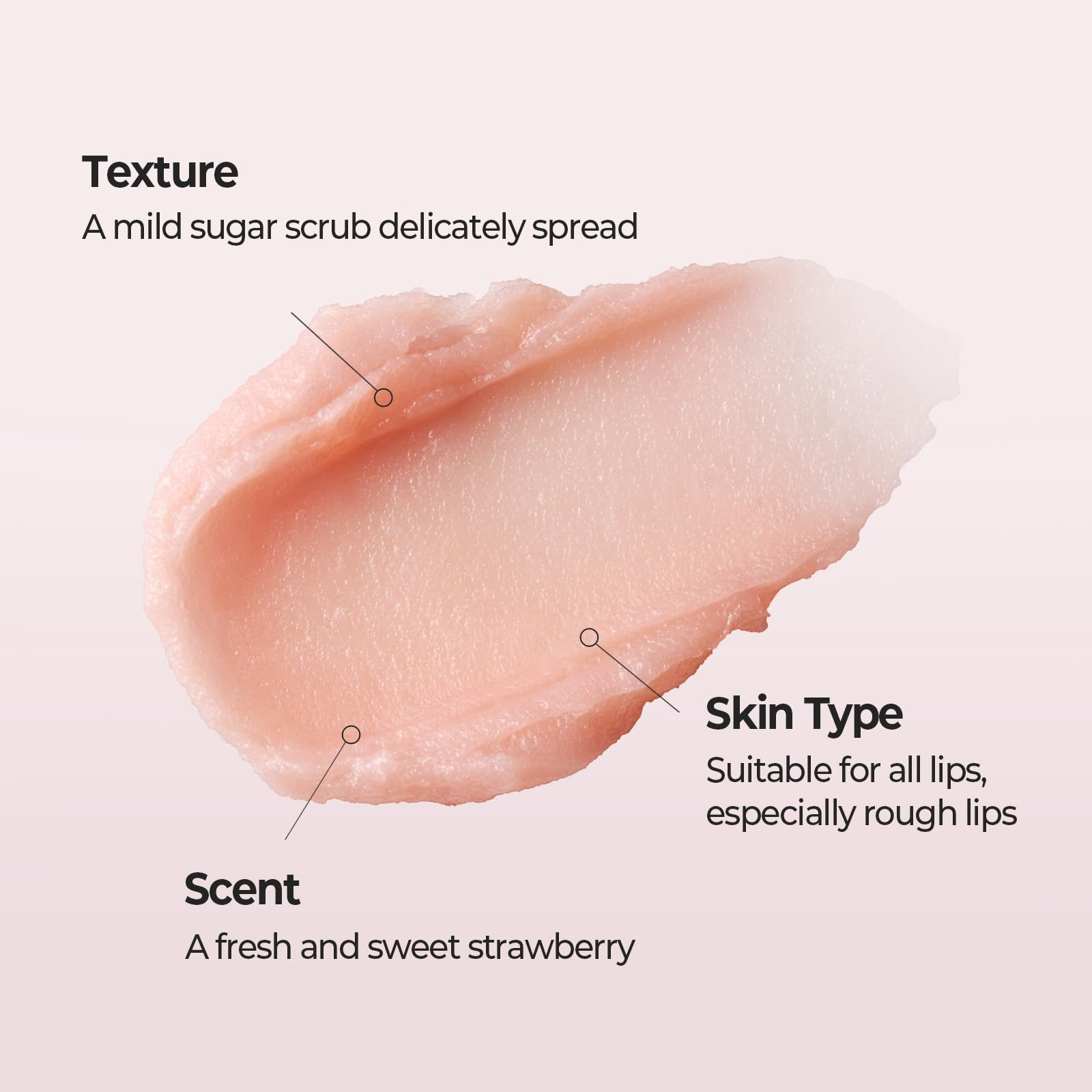 Authentic Skinfood lip exfoliator for soft lips