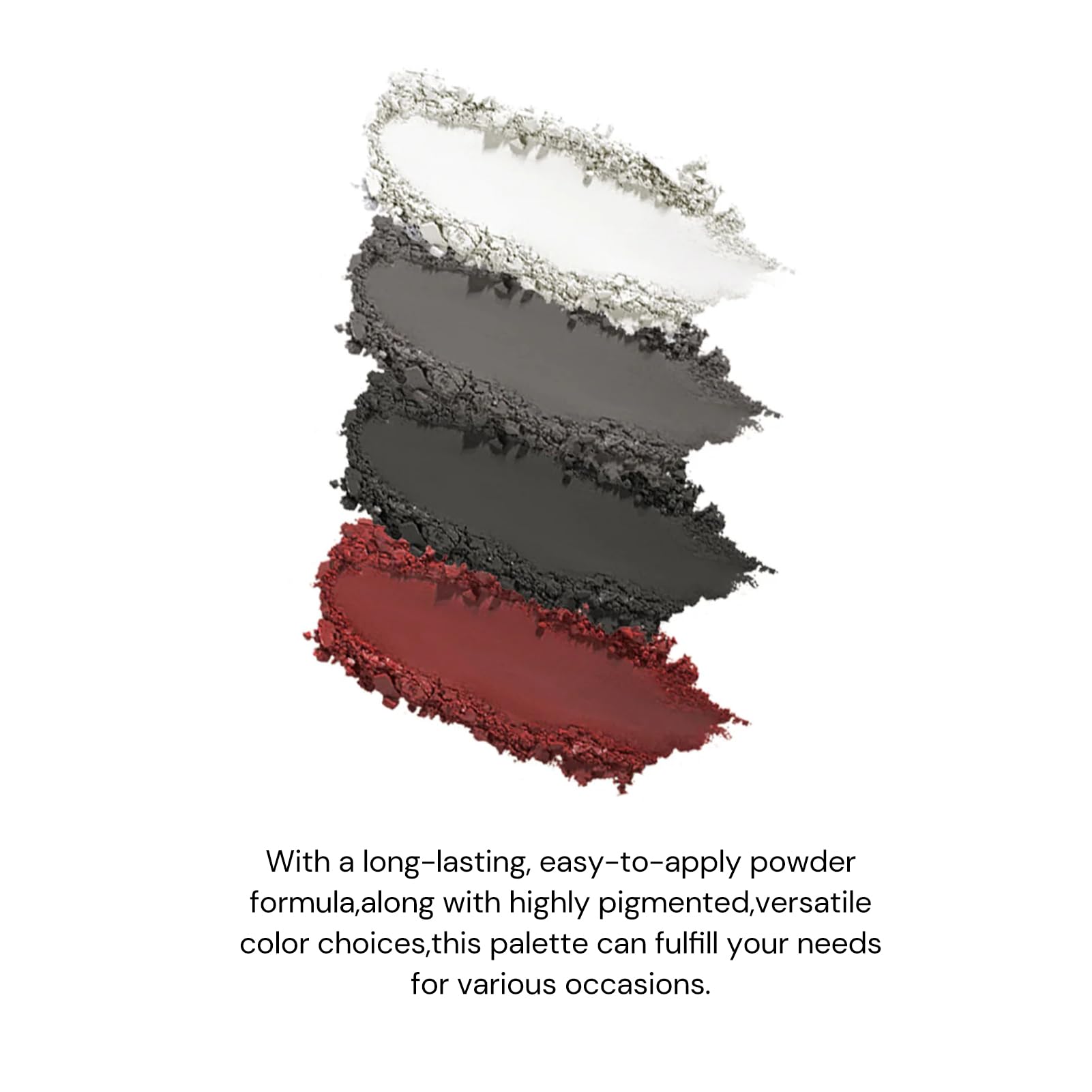 Open Flower Knows Black Swan six-color makeup palette