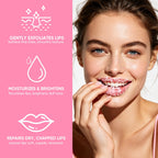 Oupeicharm lip scrub container with exfoliating sugar texture