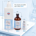 AuReve lash shampoo concentrate box and bottle set