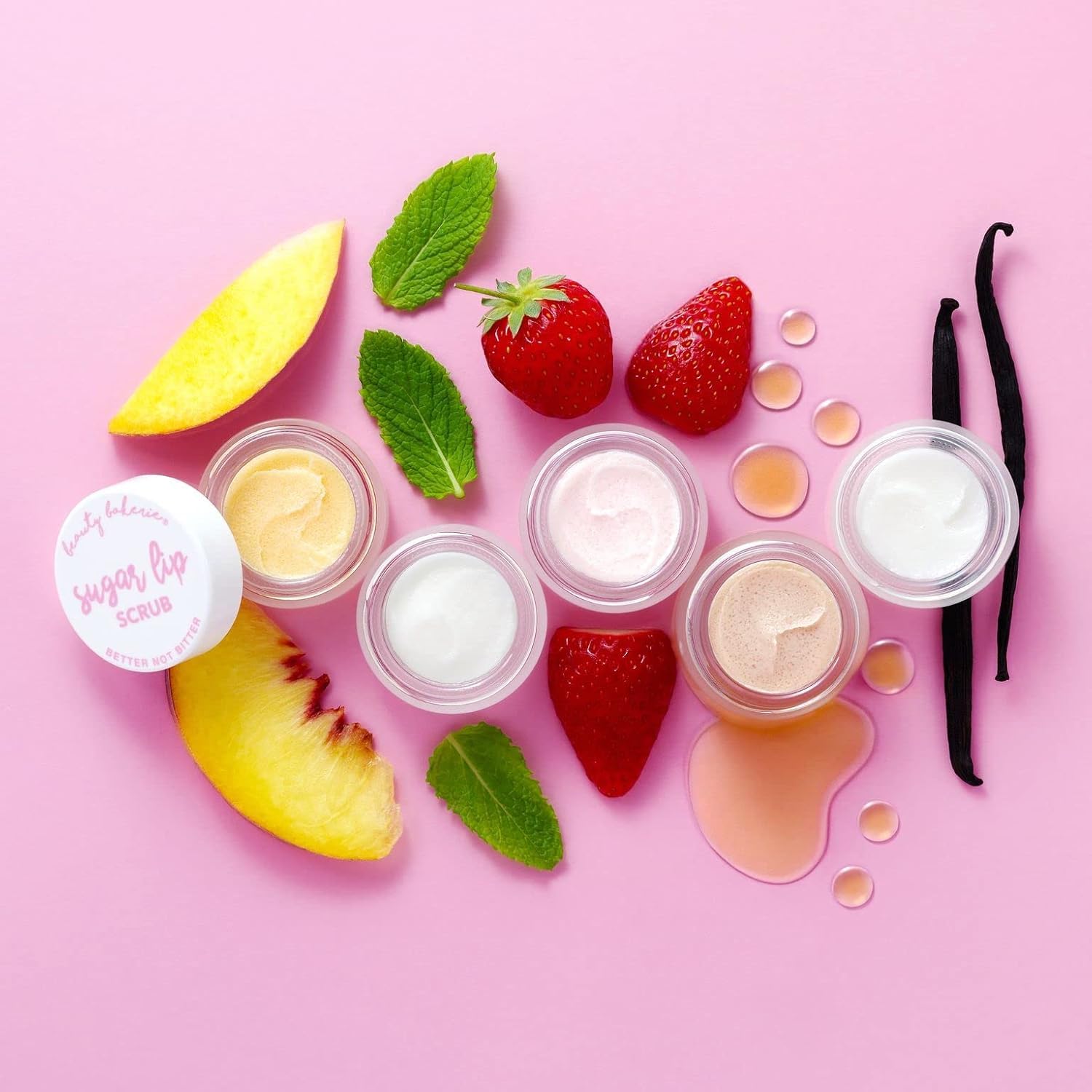 Side profile of Beauty Bakerie lip care container