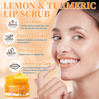 Kiuoret Lemon Turmeric Lip Scrub 100 grams jar