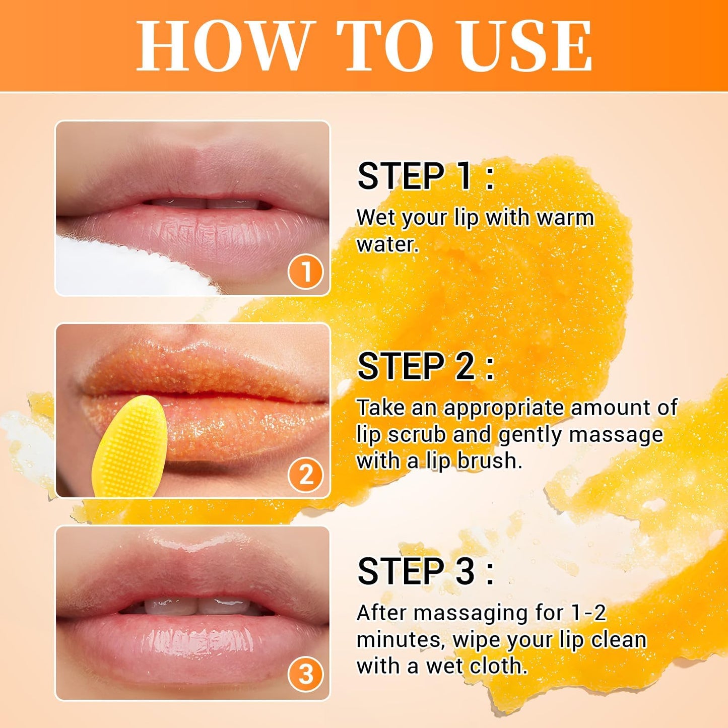 Results of using Murend Lemon Turmeric Lip Scrub