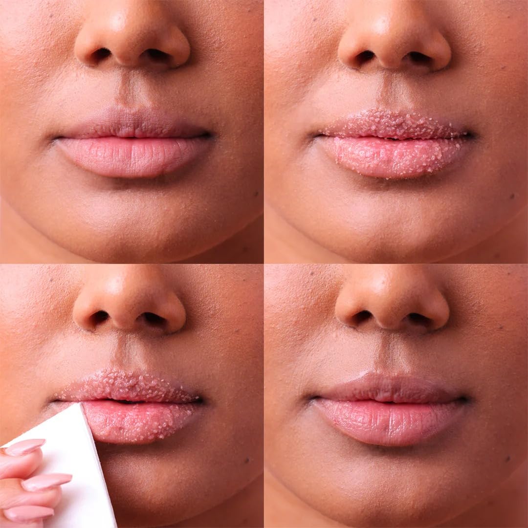 NCLA Beauty Pink Champagne vegan lip exfoliator packaging
